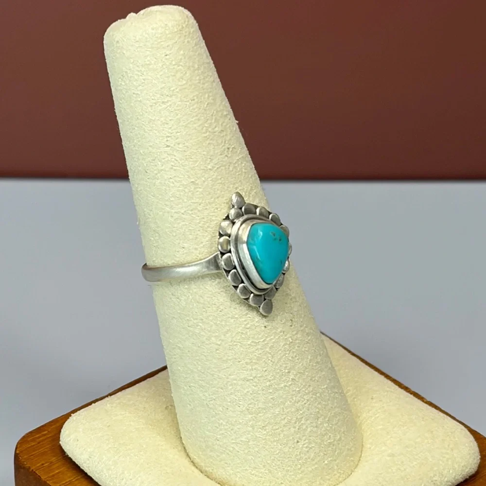 925 Sterling Silver Santa Maria Turquoise Ring